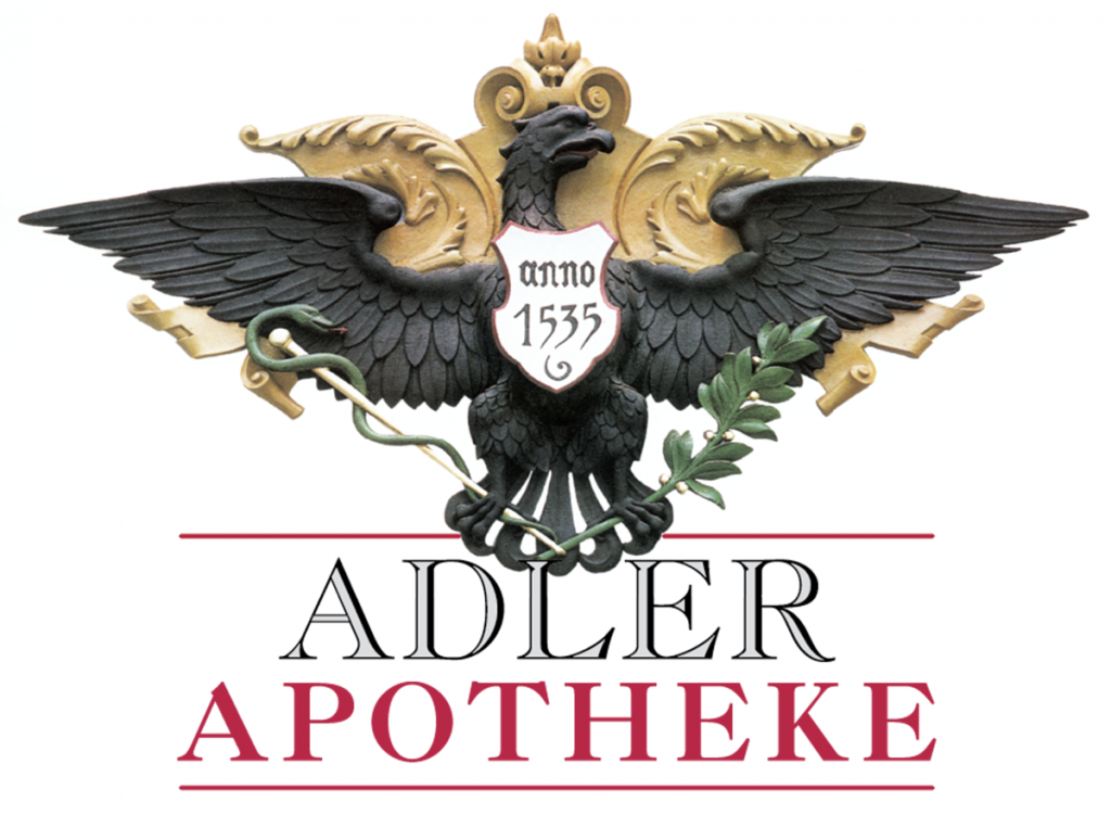Das Logo der Grazer Adler Apotheke.